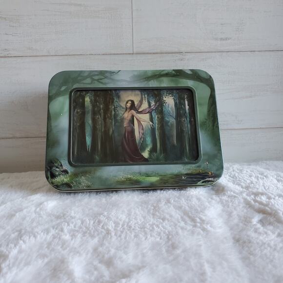 Forest Faeries Notecards and Envelopes Set Photo Frame Tin Box 2002